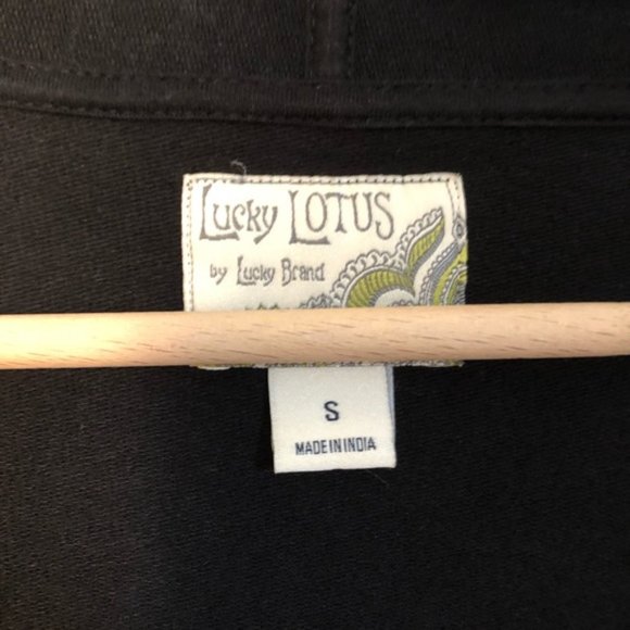 ๐ Lucky Lotus Lucky Brand Cardigan Wrap Small ๐ - Picture 4 of 6